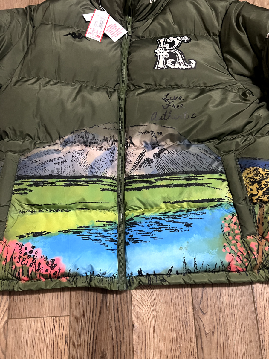 Kappa Authentic Finreol Puffer Jacket Olive Green XL