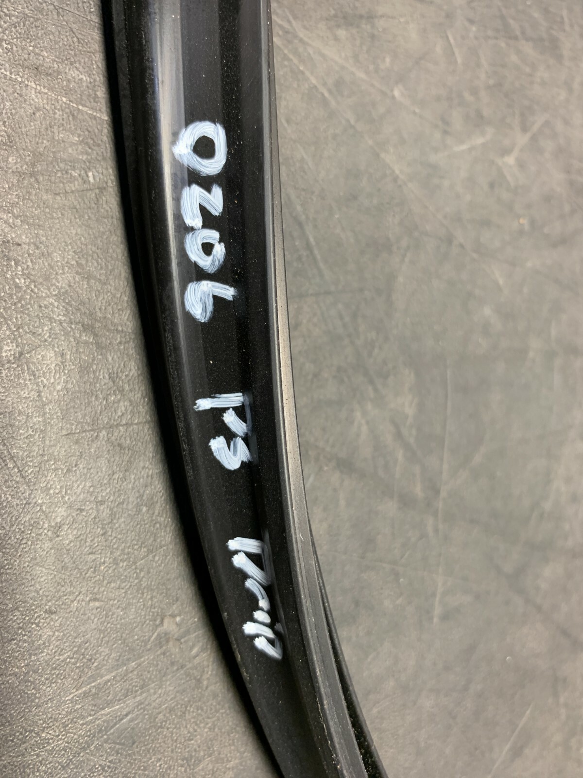 2012 AUDI R8 V10 GT OEM PASSENGER DRIP MOULDING
