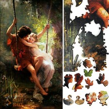Wooden Jigsaw Puzzles for Adults by FoxSmartBox - 350 Pieces - Springtime