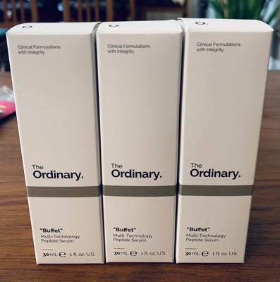 10x THE ORDINARY BUFFET SERUM - 30ML - PEPTIDE SERUM - SKINCARE ANTI-AGING NEW