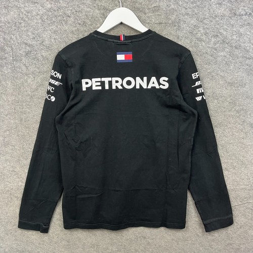 Mercedes Shirt Mens Small Black AMG Petronas Racing Team F1 Formula 1 2020 - Picture 9 of 11
