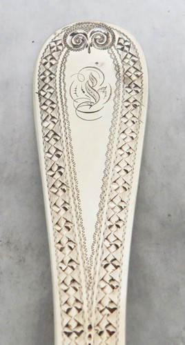 EXCEPCIONAL CUCHILLO PARA SERVIR GELATINA BIGELOW BROS & KENNARD PLATA ESTERLINA 8 1/4" - Imagen 6 de 6