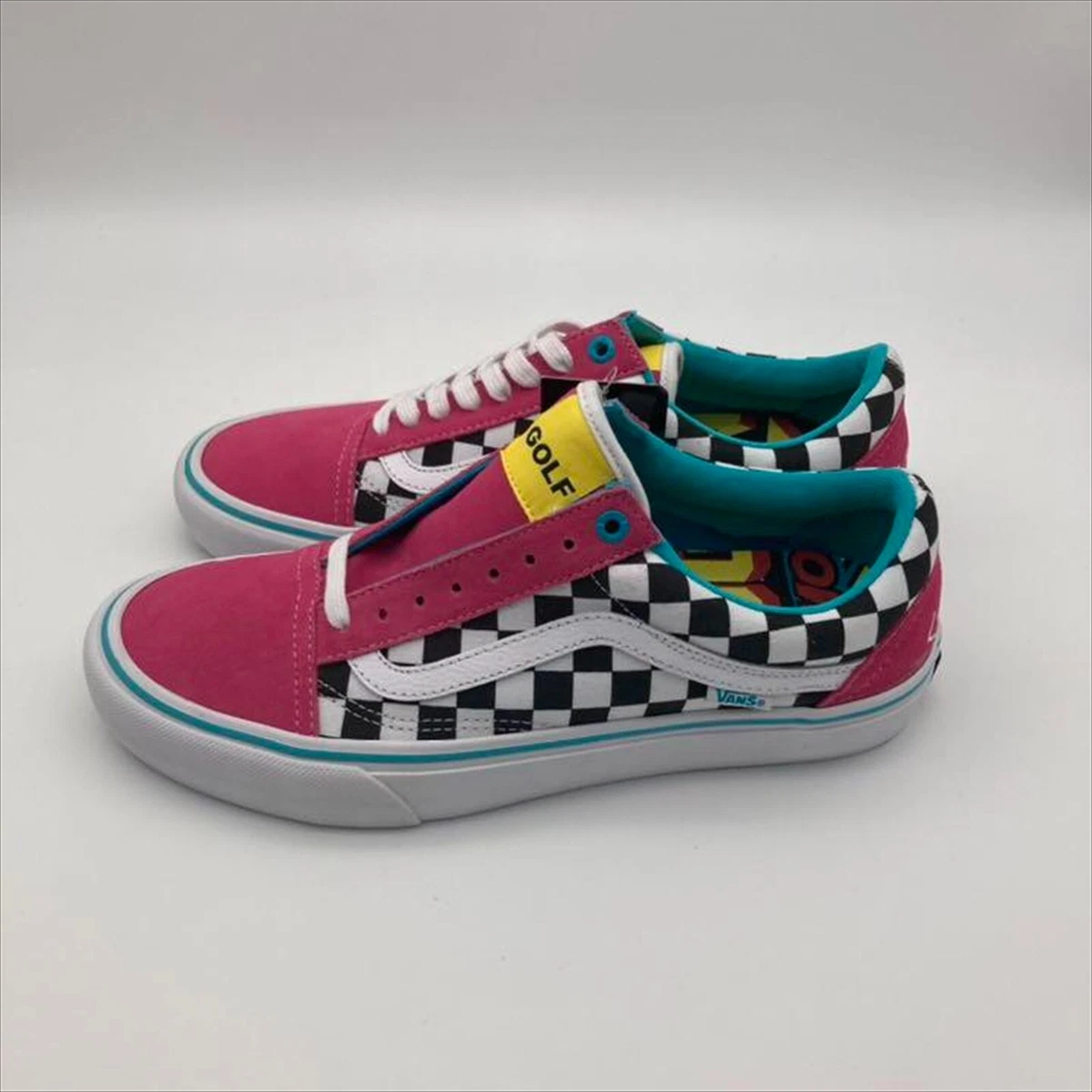 VANS X GOLF WANG OLD SKOOL PRO Sneaker Blue Pink White Size 9 Japan