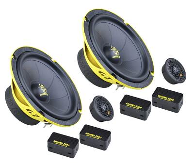 Ground Zero GZIC 165.2SPL 165 mm 2-Wege SPL Komponenten-Lautsprechersystem Boxen