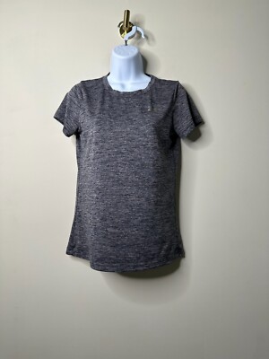 Under Armour Grey Marbled Loose Fit HeatGear Shirt Women's XS