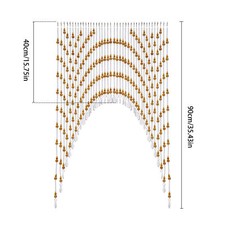 Beaded Door Curtain Hanging Door Beads Curtain Bedroom Bead Partition Curtain