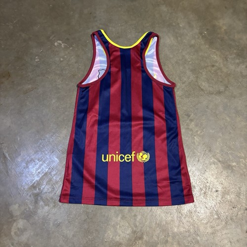 Nike Barcelona Qatar Airways Unicef Sleeveless Jersey Men's XS Dri-Fit Soccer - Picture 3 of 10