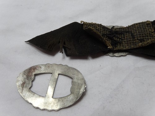 Antique 19th Century Flat Cut Steel design Shoe Buckle 1 1/2" x 1 1/16" Pair - Picture 4 of 5