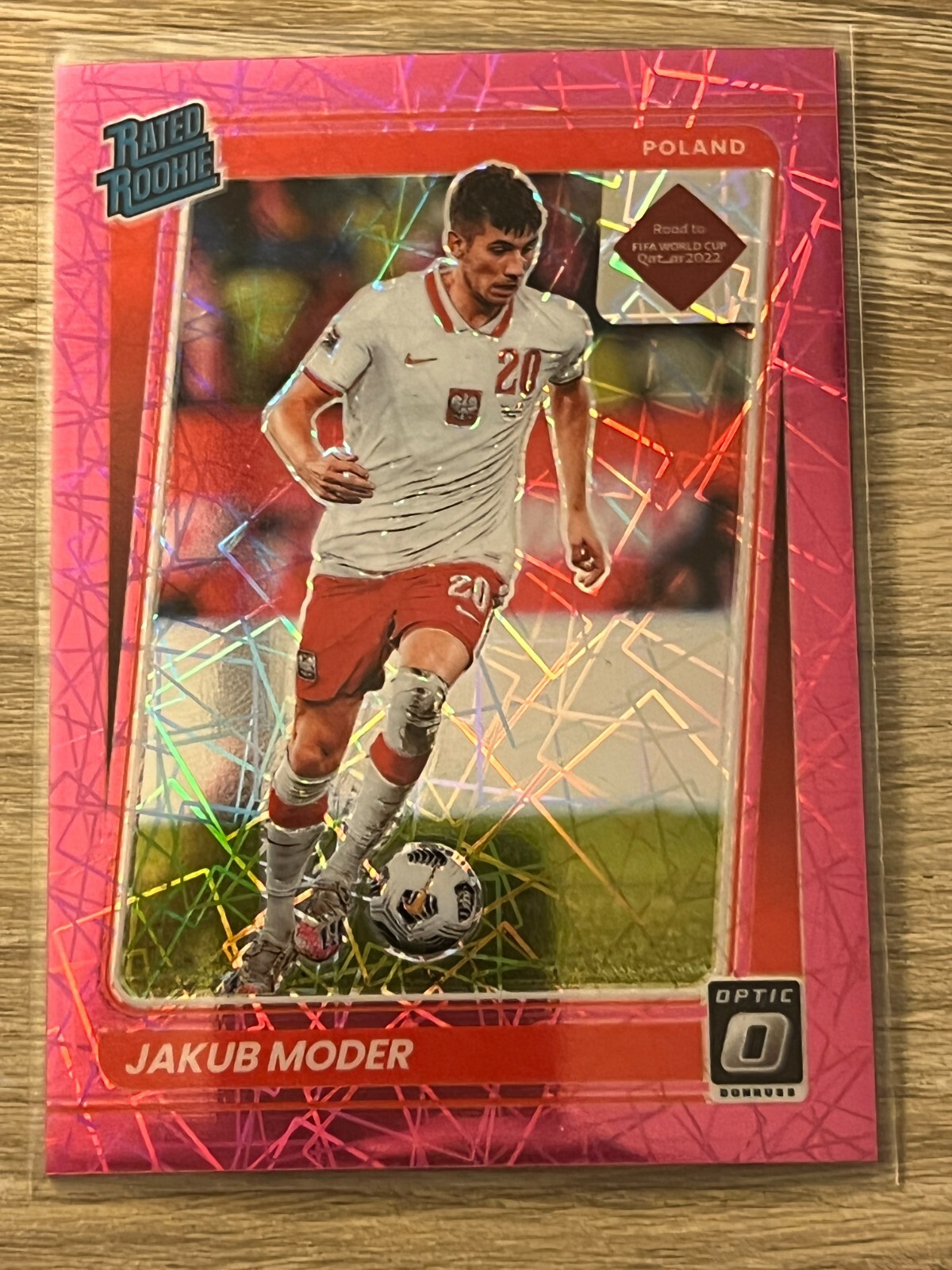 JAKUB MODER Rookie 10/25 Pink Velocity! 2021-22 Donruss OPTIC Prizm #179 POLAND