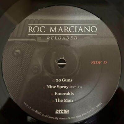 Roc Marciano Reloaded 12 Vinyl 2018 US Reissue 2LP Decon Records