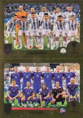 Panini Sticker Fifa 365 2019 Nr. 406 Argentina & Iceland NEUWARE Sammelbild