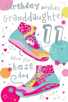 granddaughter 11th birthday card