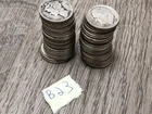 1940s THRU 1964 FULL ROLL OF U.S. SILVER DIMES 50 IN ALL LOT #B23