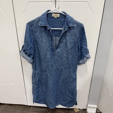 Cloth & Stone by Anthropologie Blue Chambray Dress Size Small