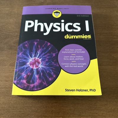 Physics I For Dummies - Paperback By Holzner, Steven - VERY GOOD
