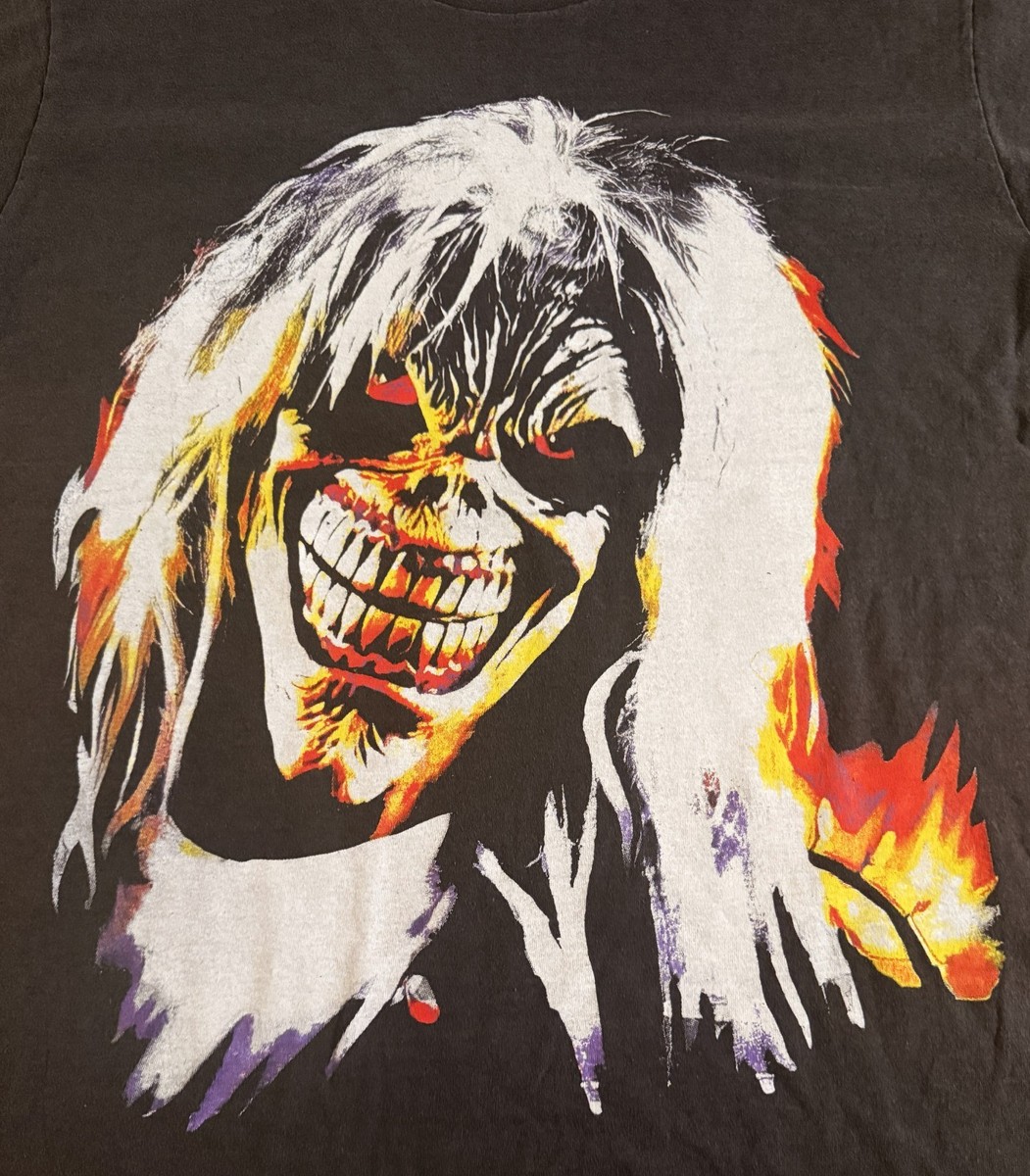 Vintage 2000 Iron Maiden Metal Shirt L Eddie Hard Rock Band Rare