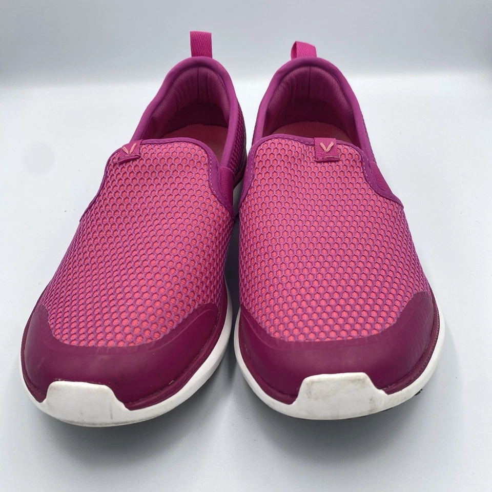 Zapatos cómodos de malla sin cordones rosa Vionic Julianna para mujer talla 8 agarre violeta Foto 2 de 4