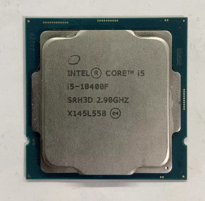 Intel i5-10400F 2.9GHz (4.3GHz Turbo) 12MB Cache LGA1200 Processor CPU 	SRH3D