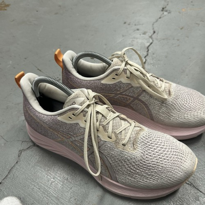 #ad Size 9.5 Asics DynaBlast 4 Oatmeal Dusty Mauve W $43.74