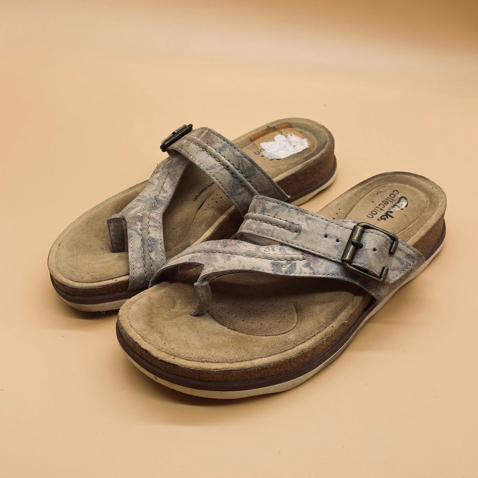 Sandali Clarks Collezione Brynn Madi Passo Interesse Sabbia Donna Taglia 9