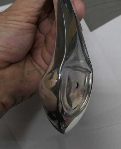 NOS 1955 Porsche 356A Earliest "Pointed Nose" Aluminum Hood Handle - F17365 - Picture 6 of 13