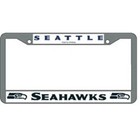 Seattle Seahawks License Plate Frame Chrome