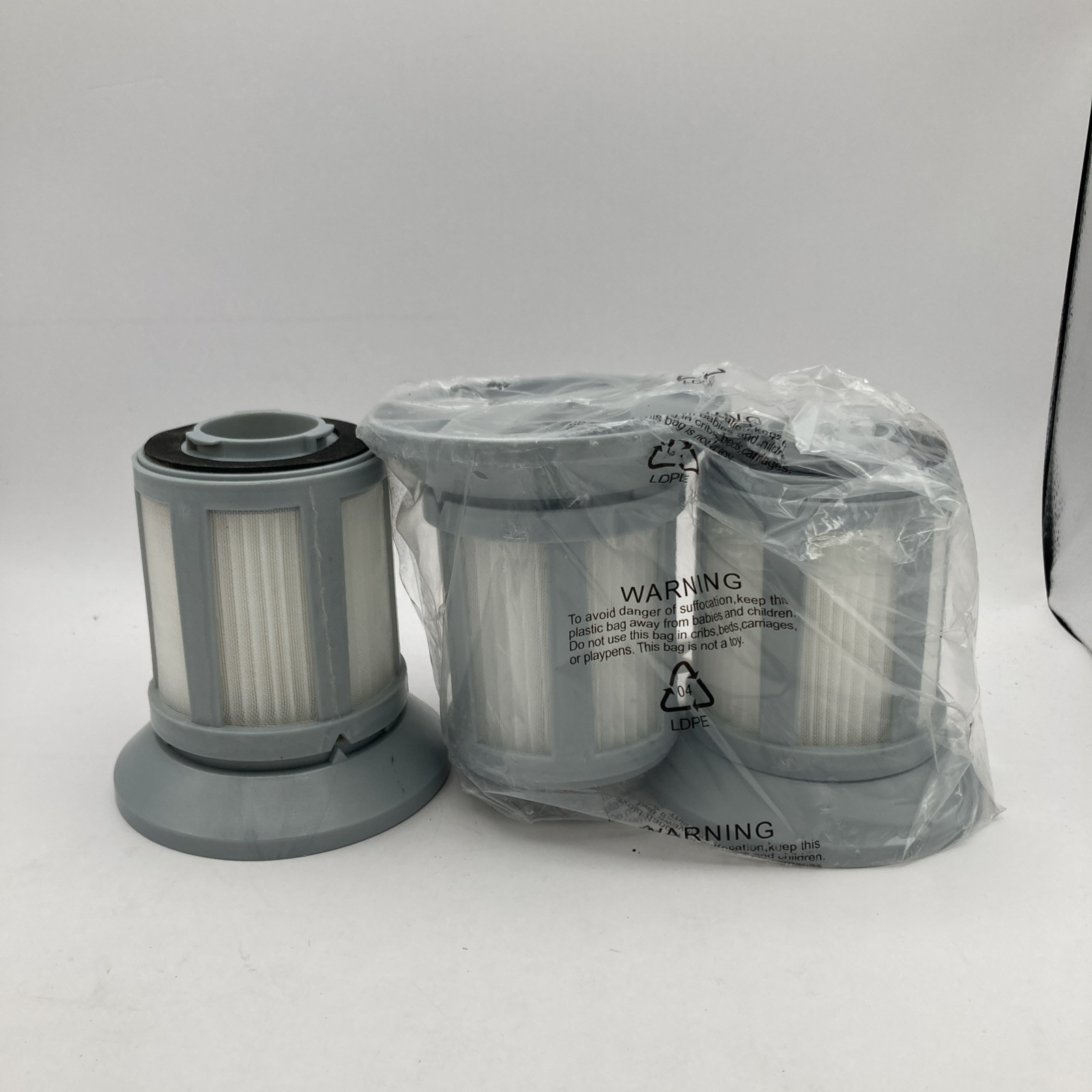 3-Pack Dirt Cup Filter Assembly for Bissell Zing 1665 1665W 2156 2156A 2156E 21562 Models