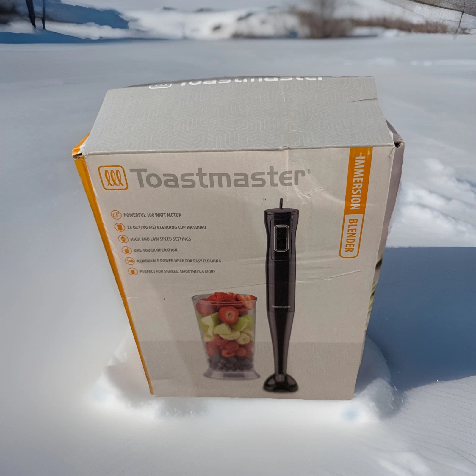 NEW Toastmaster Immersion Blender-100 Watt-25 oz. cup-FAVORITE GIFT WRAP ADD🎁
Opens in a new window