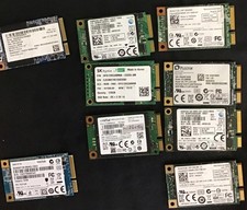 LOT of 9 SSD 1-60 gb 1-64 gb ,3-128 gb, 4-256 gb Mixed Brands