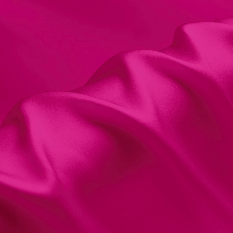 Fuchsia 100% Pure Mulberry Silk Fabric by the Yard 44" width 19 mm 6A Grade - Image 4 of 4