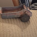 Hubley Kiddie Toy Vintage Cast Iron Dump Truck Toy Vehicle w/ Wheels — photo 3