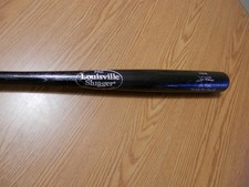 Batte De Baseball Bois Signée Jim Thome - Rawlings 34" - Indiens - Collection