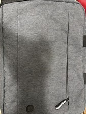 Gray Laptop Sleeve Case Carry Bag Handle Zip Pocket Lightweight