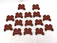 Lot of 15 New Allen Bradley 1492-J3-BR Terminal Block Brown 25A 600V