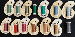 14xNeedlepoint/Embroidery ACCESS COMMODITIES Accentuate blnd flmt metallic US43