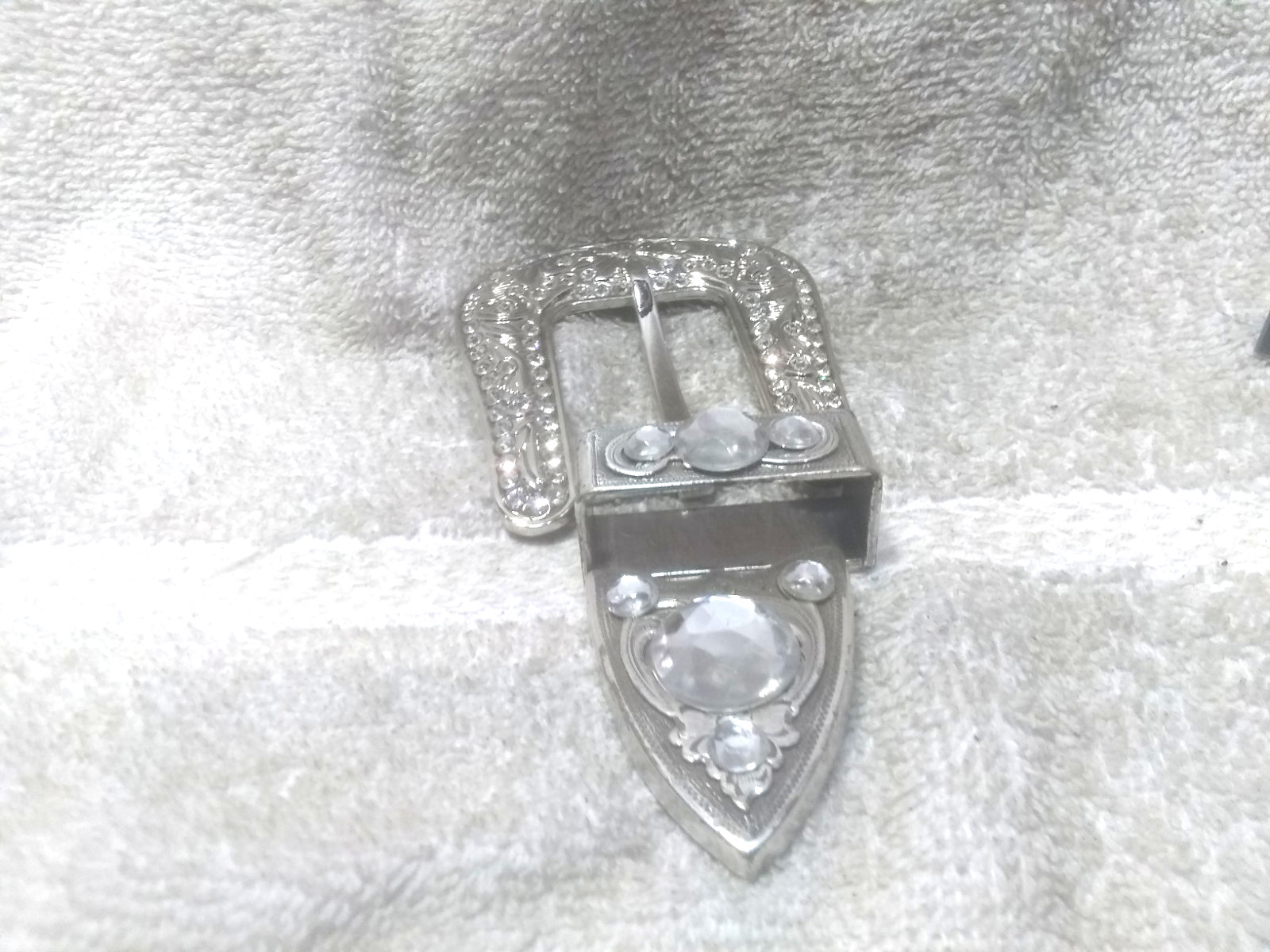 Medium Rhinestone Filled Western Replacement Buck… - image 6