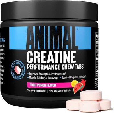 Universal Nutrition Animal Creatine Chew Tabs-120 Kautabletten (152,20 EUR/kg)