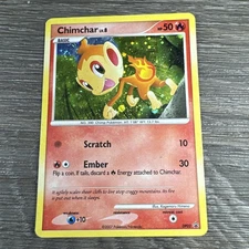 Pokémon CHIMCHAR DP02 Black Star Holo Promo Rare LP-/MP
