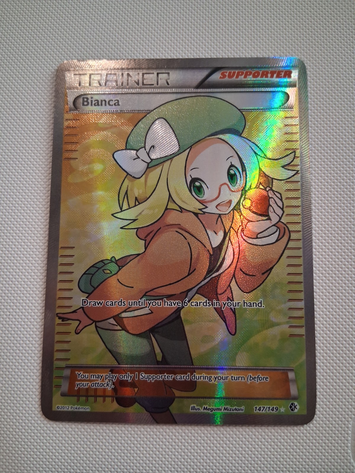 Bianca Full Art Boundaries Crossed 147/149 (Mint Pokémon Card)