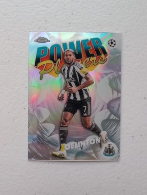 Topps Chrome Joelinton Newcastle United Power Players Insert #PP-5