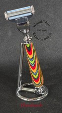 Handmade Spectraply Wood Shaving Razor SEE VIDEO 1083a