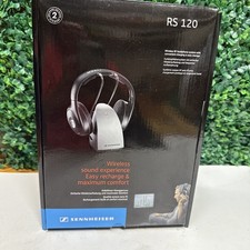 Sennheiser RS 120 Wireless Headphones - And Stand - W/ Adapters / Charger