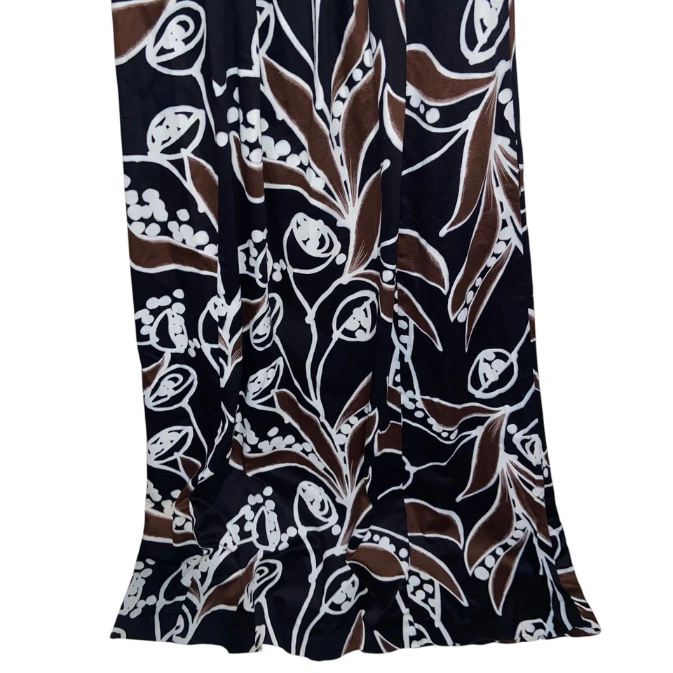 Vintage Tori Richards Dress Medium 60s 70s Waltah Clarke Hawaiian Aloha Maxi USA - Image 4 of 4