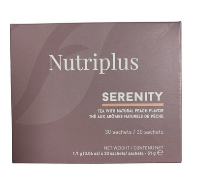 Farmasi Nutriplus Serenity Tea Natural Peach  Flavor 30 Sachets.FREE SHIPPING