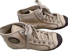 PF Flyers Grounder Hi Sneakers Grounder Tan/Brown Men 6 /Women 7.5