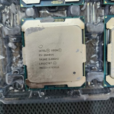 6xIntel E5-2640v4 SR2NZ Xeon 2,4GHz 25MB 10-Core LGA2011-v3 Server Prozessor CPU