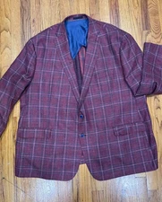 Loro Piana Summertime Wool Silk Linen TailoRed Blazer Sport Coat Jacket 56R
