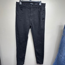 Curve Appeal Black High Rise Essential Skinny Jeans Women 10 30