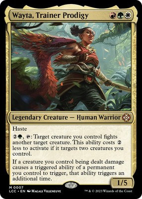 MTG Wayta, Trainer Prodigy [The Lost Caverns of Ixalan Commander] Foil Near Mint
