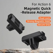 Magnetic Two-Jaw Extension Bracket Quick-Release Base for DJI OSMO ACTION 6/NANO